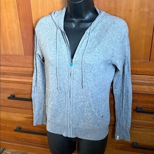 Stio wool blend full zip knit sweater hoodie